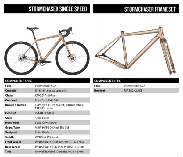 gallery Salsa Stormchaser, Gravel et singlespeed